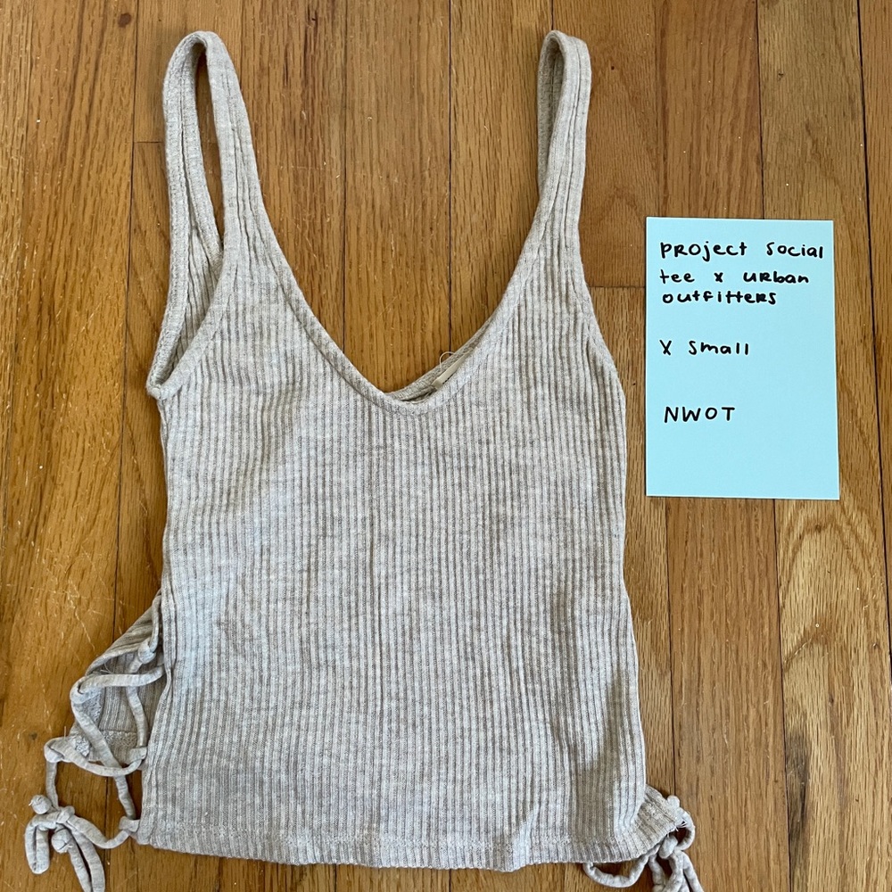 Side Tie Tank - Urban Outfitters